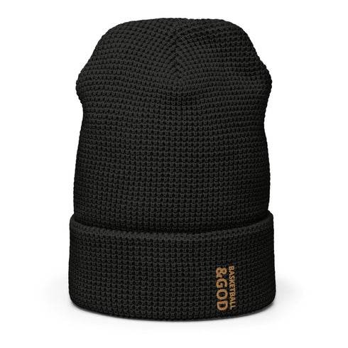 Basketball &God Zest Waffle Beanie